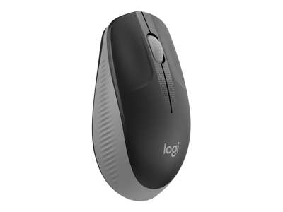 Logitech M190 Full-size wireless mouse, Mid Grey