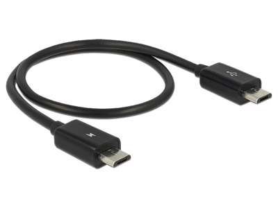 DeLOCK 83570 USB-kabel USB 2.0 0,3 m USB B Sort