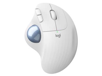 Logitech M575 ERGO Trackball, Offwhite