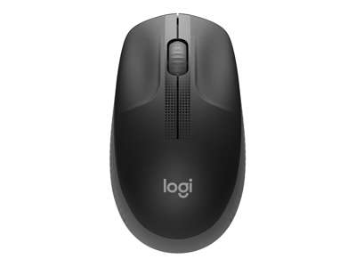 Logitech M190 Full-size wireless mouse, Charcoal