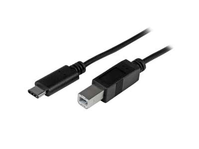 StarTech.com USB2CB2M USB-kabel USB 2.0 2 m USB C USB B Sort