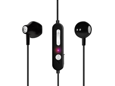 LogiLink BT0056 hovedtelefoner/headset Trådløs I ørerne, Halsbånd Micro-USB Bluetooth Sort