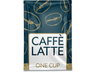 Caffe Latte, 50 breve, 18 g, Pulver, BKI Wonderful 