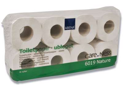 Toiletpapir, Udvendig oprulning, 2 lag, 56 ruller, Care-Ness Nature 