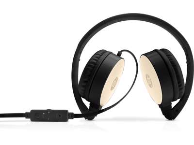 HP H2800-stereoheadset (sort/silkegylden)