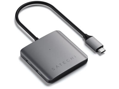 Satechi ST-UC4PHM interface hub USB 3.2 Gen 1 (3.1 Gen 1) Type-C 5000 Mbit/s Grå