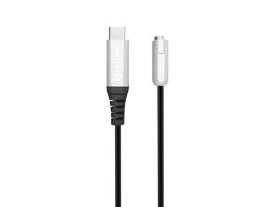 eSTUFF ES651660-BULK kabel kønsskifter USB C 3.5mm minijack Sølv