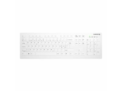 CHERRY AK-C8112 tastatur Medicinsk RF trådløst QWERTY Nordisk Hvid