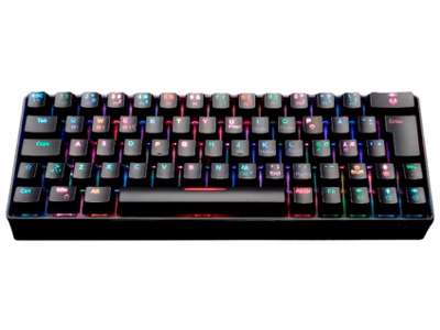 Gaming Keyboard, US, 60%, Black, Fourze GK60