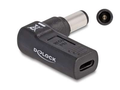 DeLOCK 60008 oplader til mobil enhed Laptop Sort USB Indendørs