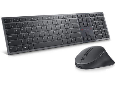 DELL KM900 tastatur Mus inkluderet Kontor RF trådløs + Bluetooth QWERTY US International Grafit