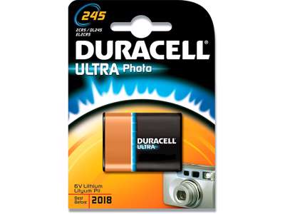 Batteri, 2CR5, 6 V, 1 stk, Duracell Ultra Photo