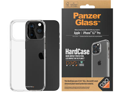 Cover, iPhone 15 Pro Max, Transparent, PanzerGlass HardCase 