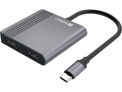 Sandberg 136-44 USB grafisk adapter Grå