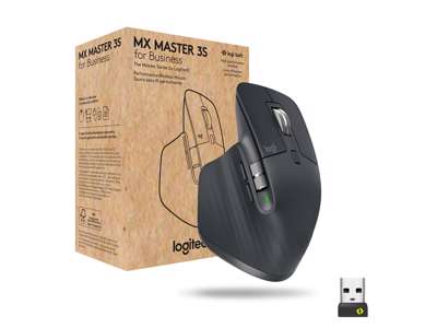 Logitech MX Master 3s for Business mus Højre hånd RF trådløs + Bluetooth Laser 8000 dpi