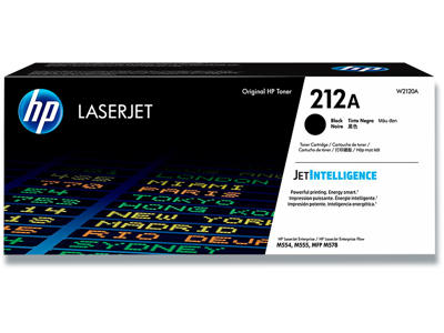 Toner, 212A, Black-sort, 5.500 sider, HP W2120A