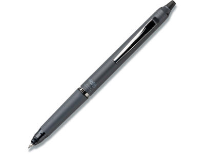 Rollerball gelpen, 0.7 mm, 0.35 mm, Sort, Hylster: Grå, Pilot FriXion Ball Zone BLRT-FRZ7-NV-B