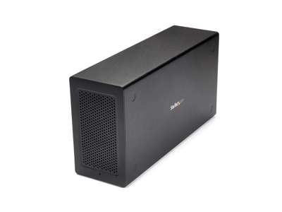 StarTech.com TB31PCIEX16 dockingstation Ledningsført Thunderbolt 3 Sort