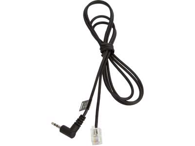 Jabra 8800-00-75 telefonkabel 1 m Sort