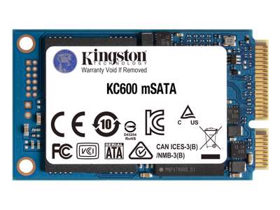 Kingston Technology 512G SSD KC600 SATA3 mSATA