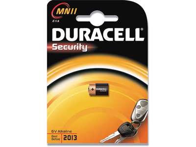 Batteri, MN11, 6 V, 1 stk, Duracell Security