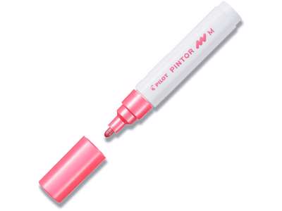 Hobby marker, Metal pink, 1.4 mm, 1 stk, Pilot Pintor SW-PT-M-MP