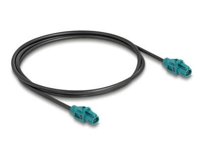 DeLOCK 90336 koaxial kabel 1 m HDMTD Z Sort