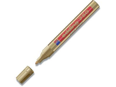 Paint marker, 2-4 mm, Guld, Rund spids, Edding Paint 750