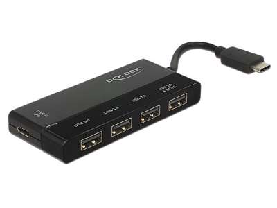 DeLOCK 62793 interface hub USB 3.2 Gen 1 (3.1 Gen 1) Type-C 5000 Mbit/s