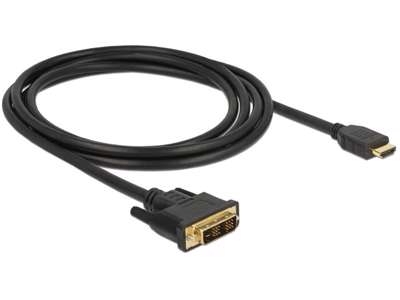 DeLOCK 85584 videokabel adapter 2 m HDMI Type A (Standard) DVI-D