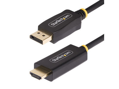 StarTech.com 6F-DP-HDMI-4K60-HDR videokabel adapter 2 m DisplayPort HDMI Type A (Standard) Sort