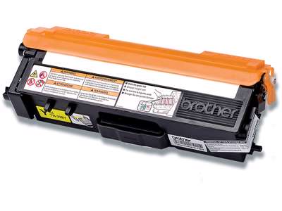 Toner, TN328Y, Yellow-gul, 6.000 sider, Brother 