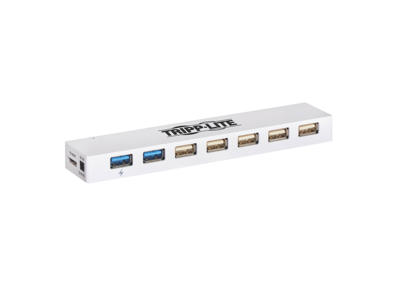 Tripp Lite U360-007C-2X3 interface hub USB 3.2 Gen 1 (3.1 Gen 1) Micro-B 5000 Mbit/s Hvid