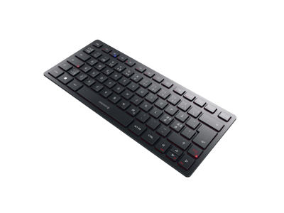 CHERRY KW 9200 MINI tastatur Universel USB + RF Wireless + Bluetooth QWERTY Nordisk Sort