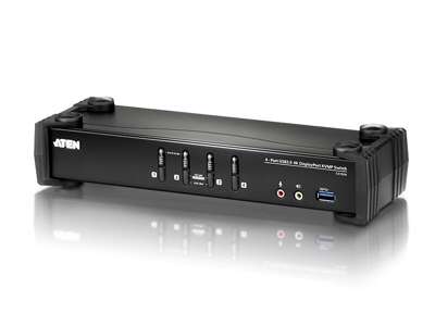 ATEN CS1924 KVM Switch Stativ-montering Sort