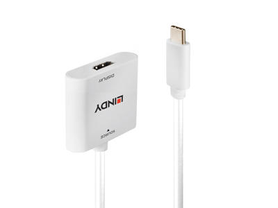 Lindy 43339 videokabel adapter 0,1 m USB Type-C HDMI Hvid