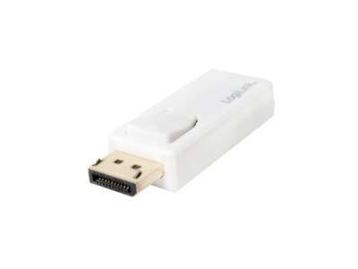 LogiLink CV0100 kabel kønsskifter DisplayPort HDMI Hvid