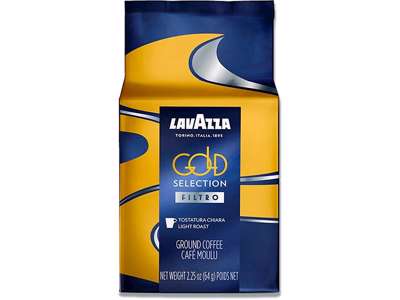 Kaffe, Filter formalet, Mellemristet, 64 g, 30 poser, Lavazza Gold Selection Medium Roast