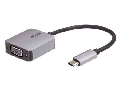 ATEN UC3002A-AT videokabel adapter USB Type-C VGA (D-Sub) Sort, Sølv