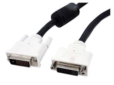 StarTech.com DVIDDMF2M DVI kabel 2 m DVI-D Sort, Hvid