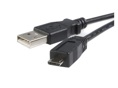 StarTech.com 3m USB/Micro USB USB-kabel USB 2.0 USB A Micro-USB B Sort