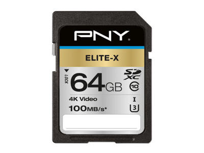 PNY Elite-X 64 GB SDXC UHS-I Klasse 10