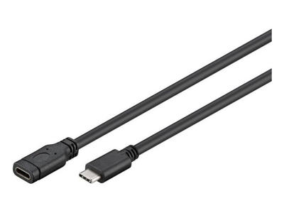 Microconnect USB3.1CC05EX USB-kabel USB 3.2 Gen 1 (3.1 Gen 1) 0,5 m USB C Sort, Sølv