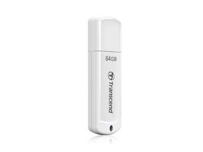 Transcend JetFlash elite 64GB JetFlash 370 USB-nøgle USB Type-A 2.0 Hvid