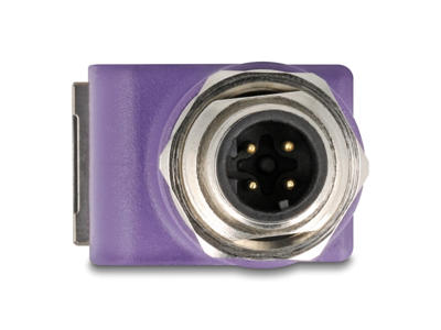 DeLOCK 60617 kabel kønsskifter M12 RJ45 Violet