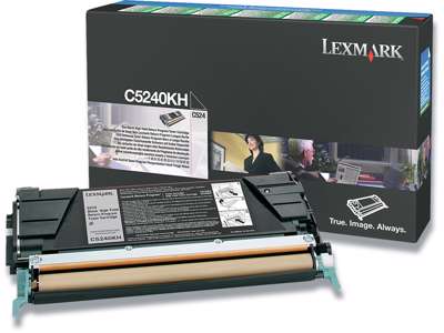 Toner, C5240KH, Black-sort, 8.000 sider, Lexmark 