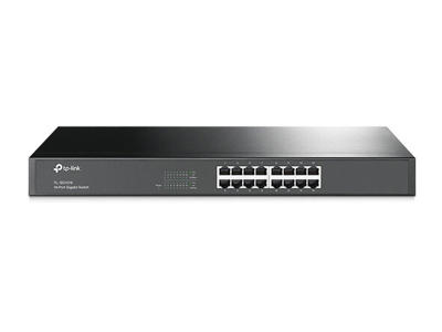 TP-Link TL-SG1016 Ikke administreret Gigabit Ethernet (10/100/1000) 1U Sort