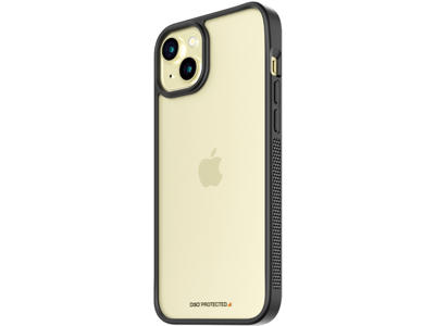 Cover, iPhone 15 Plus, Transparant med sort ramme, PanzerGlass ClearCase 