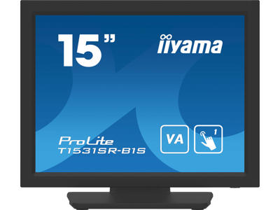 iiyama T1531SR-B1S POS-skærme 38,1 cm (15") 1024 x 768 pixel XGA Berøringsskærm