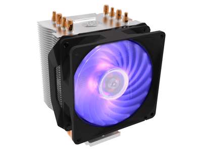 Cooler Master Hyper H410R RGB Processor Køler 9,2 cm Sort, Sølv